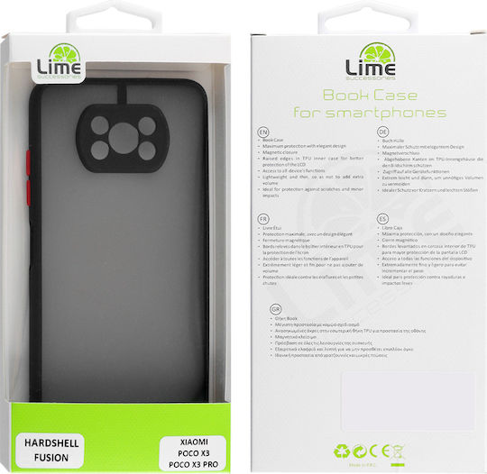 Lime Hardshell Camera Guard Задна корица Пластмаса / Силикон Galaxy A14 / A14 5G ( Poco X3 NFC / X3 Pro)