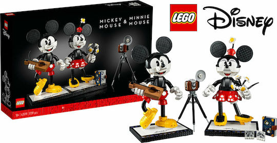 LEGO Disney Mickey Mouse & Minnie Mouse Personaje De Construit Pentru Vârsta 18+ Ani