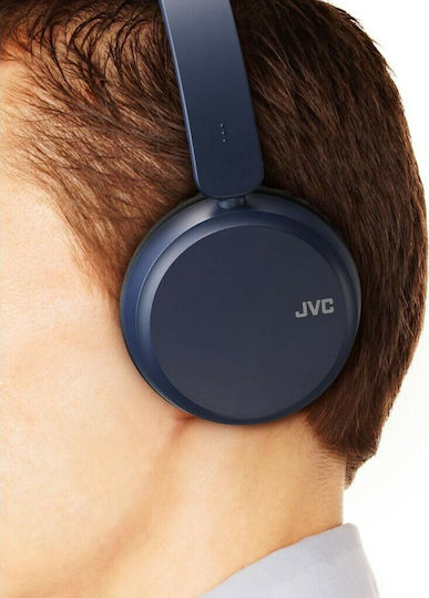 HA-S35BT Ασύρματα Bluetooth On Ear Ακουστικά με 17 ώρες Λειτουργίας Navy Μπλε