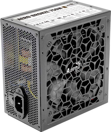 Aerocool Aero Bronze 750W Black Computer Power Supply Full Wired 80 Plus Bronze