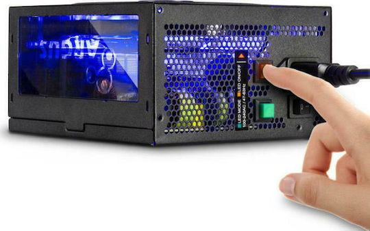 Inter-Tech Argus RGB-650W CM II 650W Черен Компютърно захранване Полумодулни 80 Plus Gold
