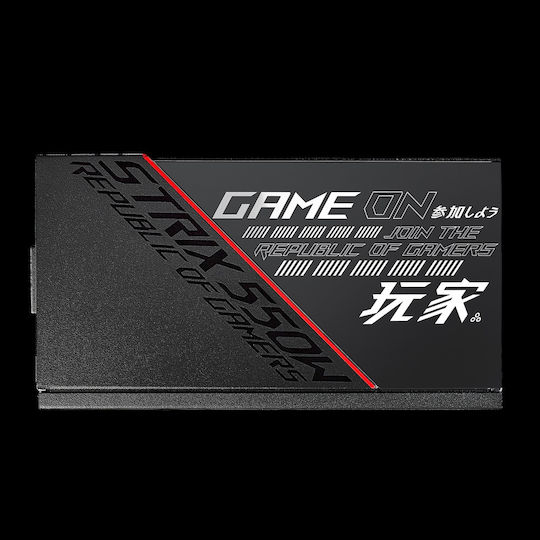 Asus ROG-STRIX-550G 550W Μαύρο Τροφοδοτικό Υπολογιστή Full Modular 80 Plus Gold