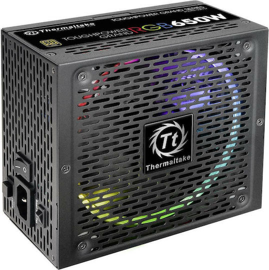 Thermaltake Toughpower Grand RGB Sync Edition 650W Black Computer Power Supply Full Modular 80 Plus Gold