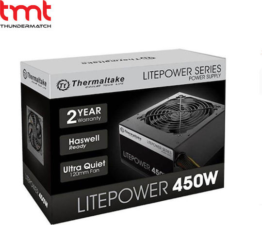 Thermaltake Litepower G2 450W Μαύρο Τροφοδοτικό Υπολογιστή Full Wired