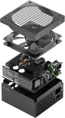Fractal Design Ion Gold 850W Μαύρο Τροφοδοτικό Υπολογιστή Full Modular 80 Plus Gold