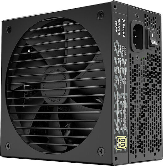 Fractal Design Ion Gold 850W Μαύρο Τροφοδοτικό Υπολογιστή Full Modular 80 Plus Gold