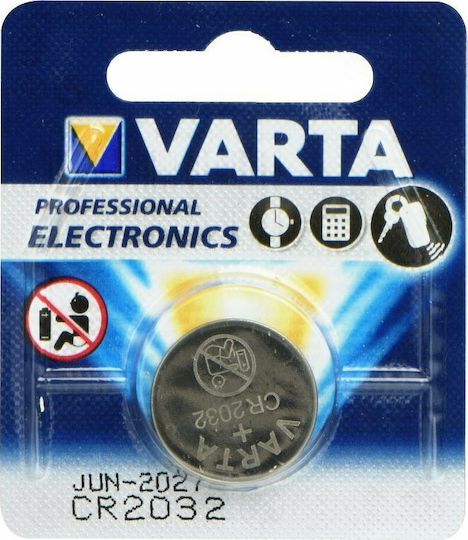 Varta Professional Electronics Lithium Watch Battery CR2032 3V 1pcs