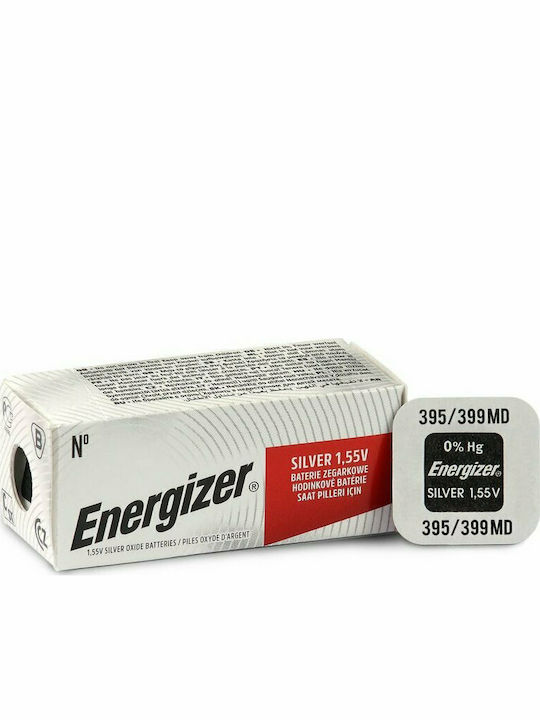 Energizer 395/399 Μπαταρία Silver Oxide Ρολογιών SR57 1.55V 1τμχ