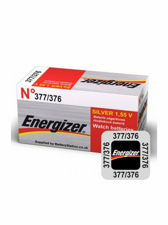 Energizer 377 Silver Oxide Watch Battery SR66 1.55V 1pcs