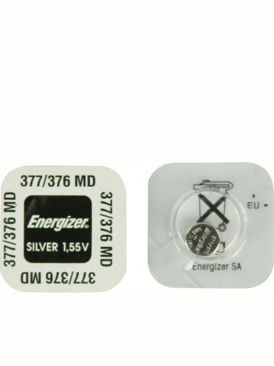 Energizer 377 Silver Oxide Watch Battery SR66 1.55V 1pcs