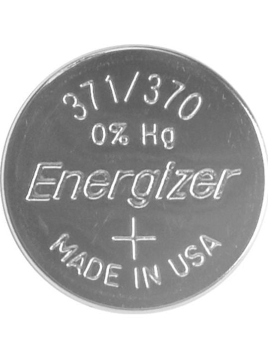 Energizer 371/370 Μπαταρία Silver Oxide Ρολογιών SR69 1.55V 1τμχ