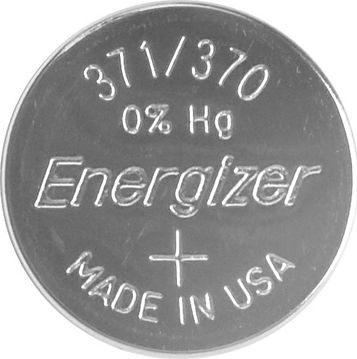 Energizer 371/370 Batterie Silber-Oxid für Uhren SR69 1.55V 1Stück
