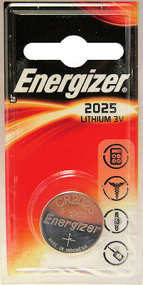 Energizer Μπαταρία Λιθίου Ρολογιών CR2025 3V 1τμχ