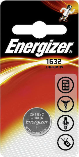 Energizer Batterie Lithium für Uhren CR1632 3V 1Stück