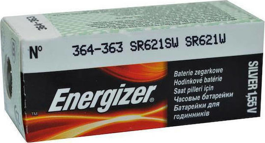 Energizer 364/363 Batterie Silber-Oxid für Uhren SR60 1.55V 1Stück