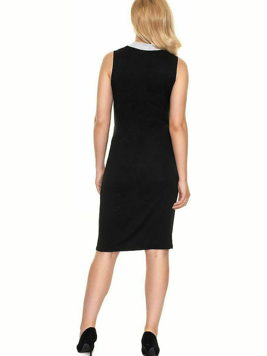 PeeKaBoo 1714 Kleid Umstandskleider Total Black 159438