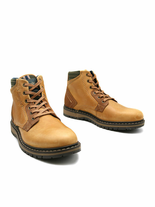 Leder Tabac Braun Stiefel