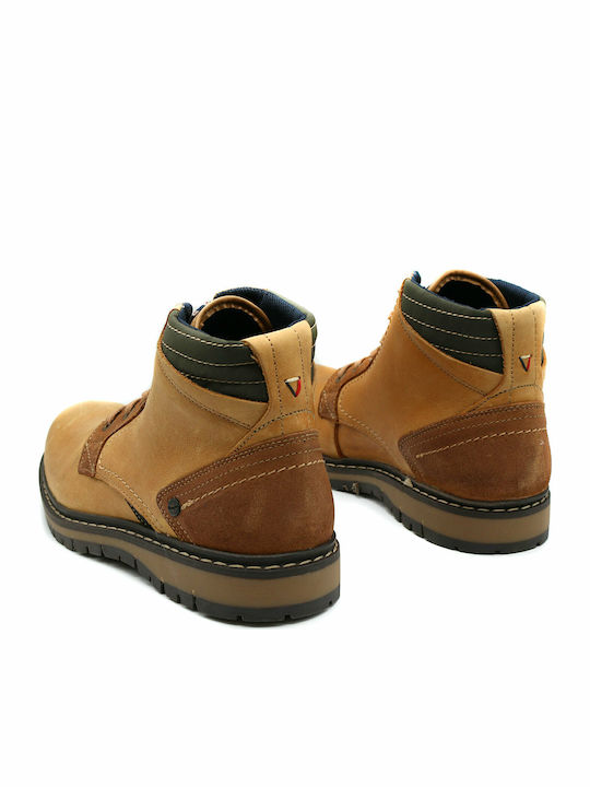 Leder Tabac Braun Stiefel