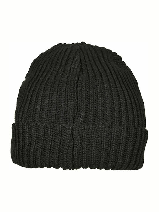 TB3863 Beanie Beanie with Rib Knit in Black color