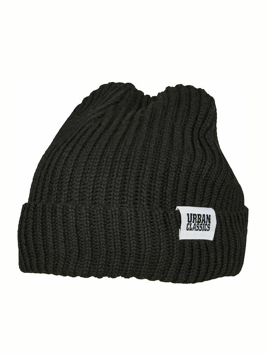 TB3863 Beanie Beanie with Rib Knit in Black color
