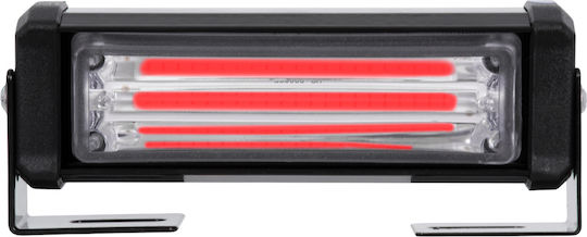 GloboStar Μπάρα Σήμανσης Αυτοκινήτου LED 10 - 30V Αδιάβροχη με Κόκκινο Φωτισμό
