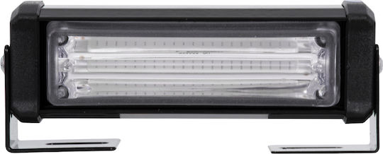 GloboStar Pro Series Waterproof Car Lightbar Police Vehicle Marking Bars for Cars & Trucks 13 Lighting Programs 2pcs LED 10 - 30V - Blue