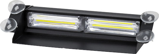GloboStar Car Warning Bar LED 10 - 30V 25.5cm with White Lighting
