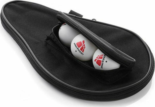 Meteor Pro Θήκη για Ρακέτα Ping Pong Μαύρη