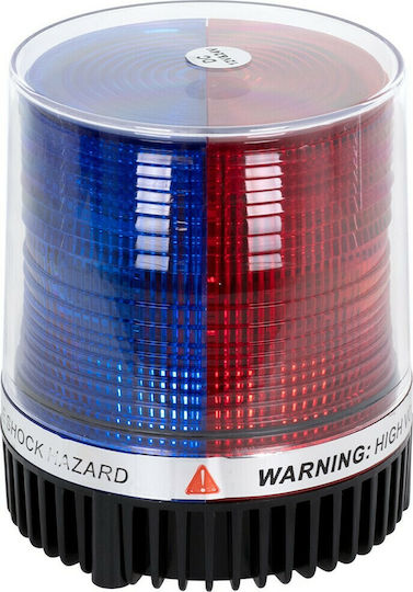 GloboStar Far Auto LED 12 / 24V Impermeabil cu Roșu / Albastru Iluminare