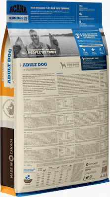 Acana Adult Dog 2kg Ξηρά Τροφή χωρίς Σιτηρά για Ενήλικους Σκύλους με Κοτόπουλο και Λαχανικά