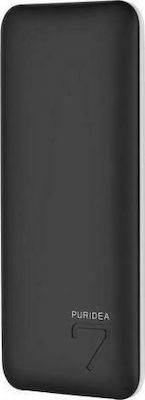 Puridea S5 Power Bank 7000mAh cu 2 Porturi USB-A Negru
