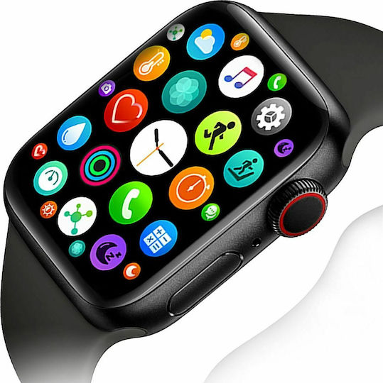 XO M18 Smartwatch with Heart Rate Monitor (Black)