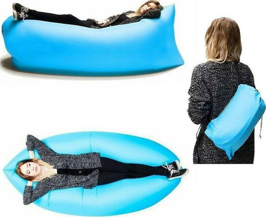 Factory Cloud Lounger FS8243 Inflatable Lazy Bag Light Blue 200x70cm
