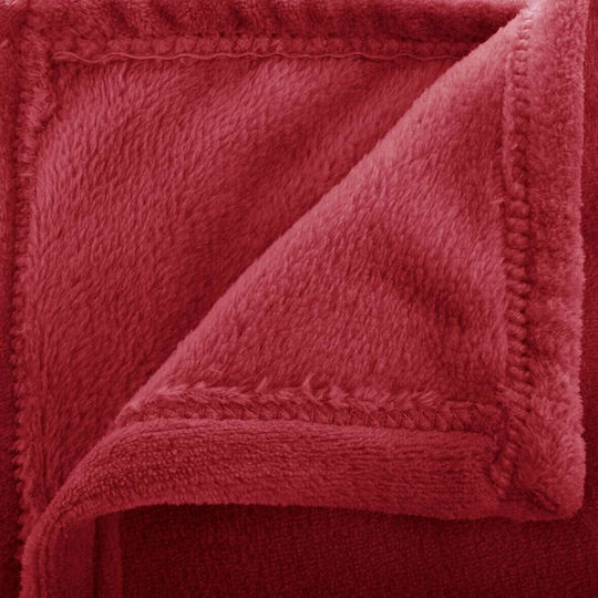 Blanket Fleece Red 180x230cm