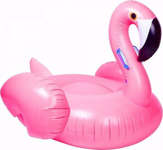 Φουσκωτό Ride On Θαλάσσης Flamingo με Χειρολαβές Ροζ 200x200cm