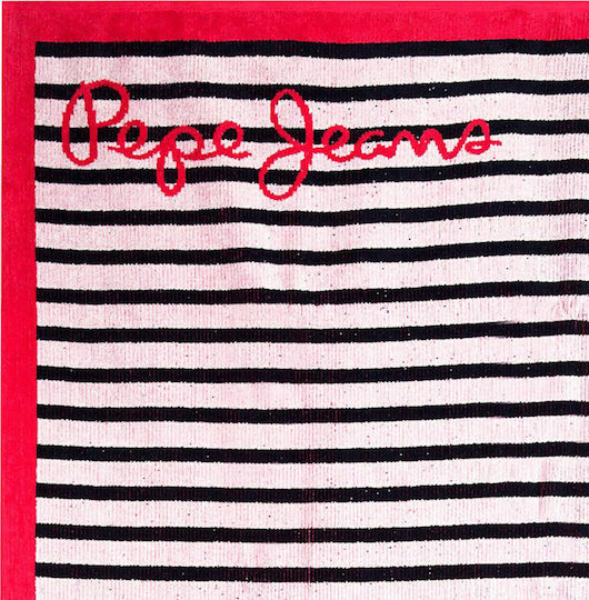 Pepe Jeans Liv Βαμβακερή Κόκκινη 170x100εκ.