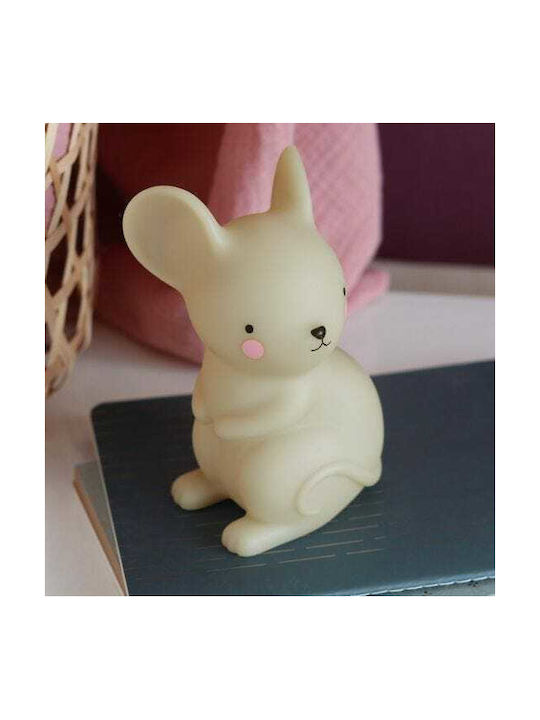 A Little Lovely Company Παιδικό Διακοσμητικό Φωτιστικό Little Mouse Μπεζ