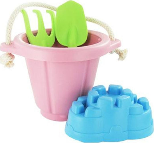 Green Toys Beach Bucket Set with Accessories Pink
