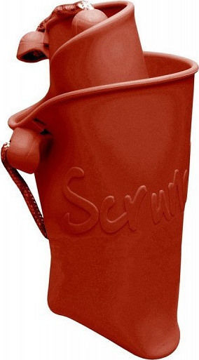 Scrunch Silicone Red