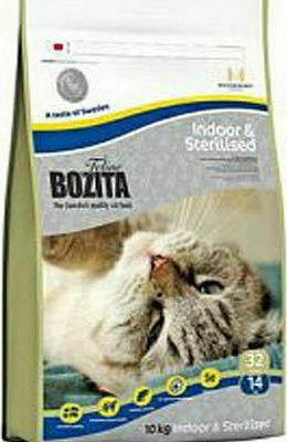 Bozita Indoor & Sterilised Trockenfutter für kastrierte Katzen mit Huhn 10kg