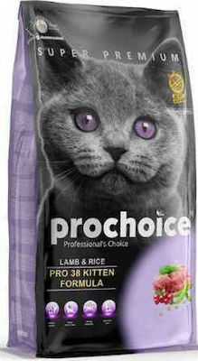 Prochoice Pro 38 Kitten Hrană Uscată pentru Pisici Tinere cu Miel 2kg