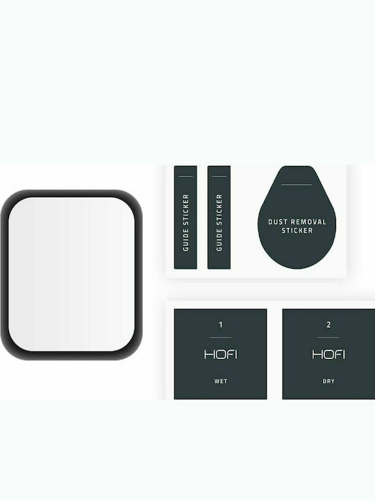 Hofi Pro+ Full Face Tempered Glass Προστατευτικό Οθόνης για το Apple Watch 45mm