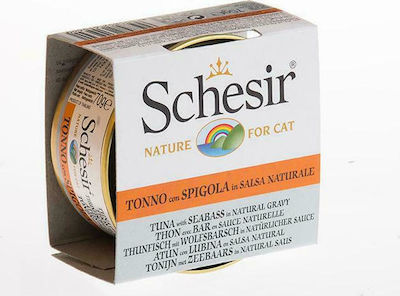 Schesir Nature for Cat Nasses Katzenfutter für Katze in Dose mit Thunfisch 70gr 55061207