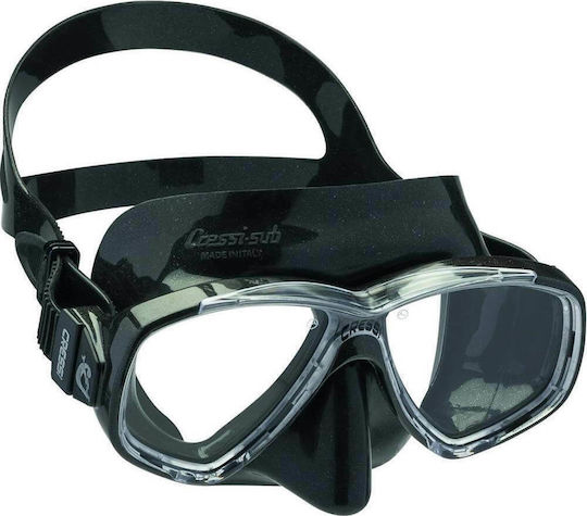 CressiSub Silicone Diving Mask Perla Black