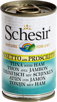 Schesir Nature for Cat Wet Food for Adult Cats In Can with Tuna In Jelly 1pc 140gr