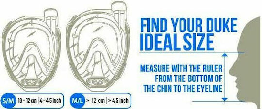 CressiSub Full Face Duke Pink Diving Mask