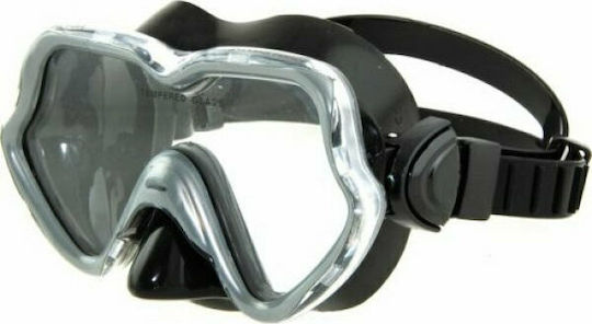 Scuba Force Mască De Scufundare Din Silicon Cuba Neagră