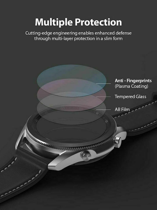 Ringke ID Tempered Glass για το Galaxy Watch 3 45mm 2τμχ