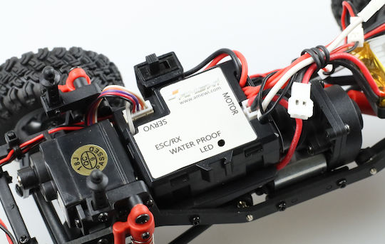 Amewi AMXRock AM4 Li-Po Akku 600mAh Радиоуправляемо Автомобил Пълзящи машини 4WD Син