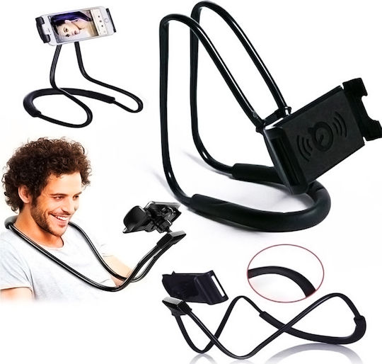Factory Neck Holder for Mobile Phone in Black Colour
